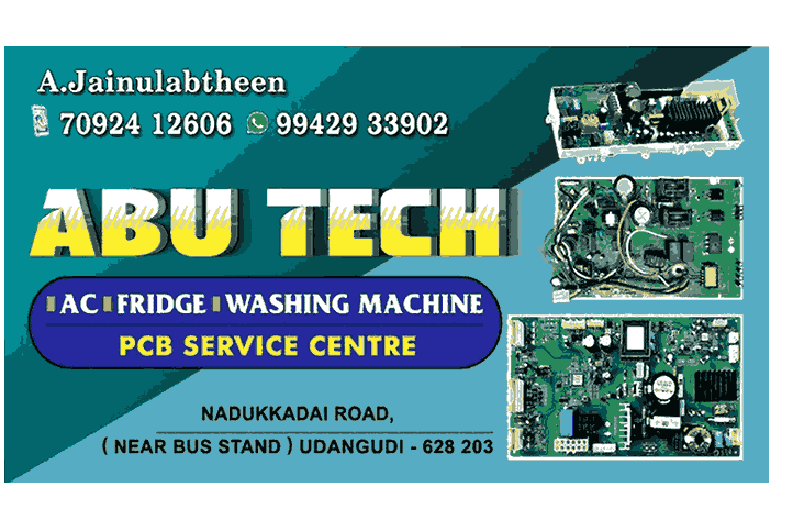 ABU Tech Washing Machine service centre in Udangudi